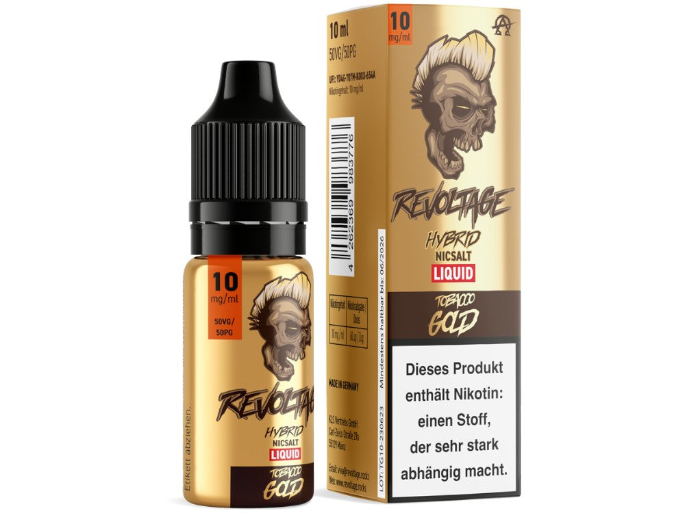 Revoltage - Hybrid Nikotinsalz Liquid - Tobacco Gold