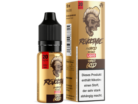 Revoltage - Hybrid Nikotinsalz Liquid - Tobacco Gold