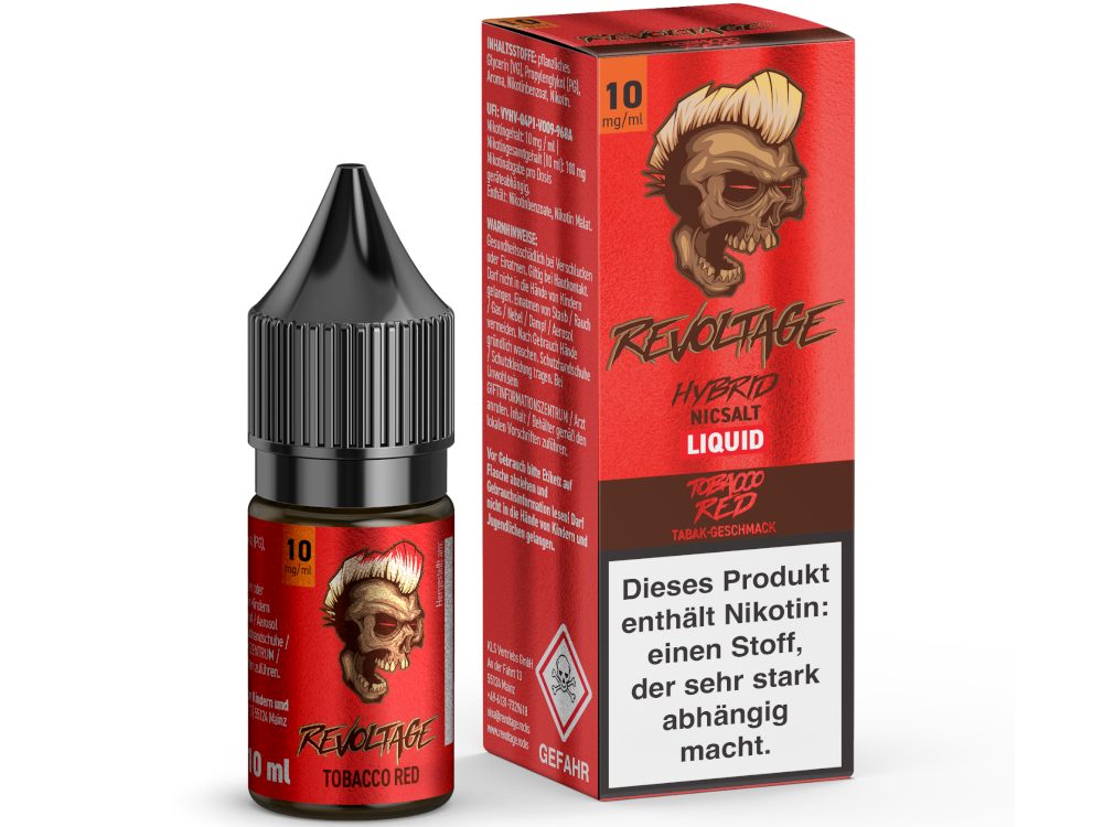 Revoltage - Hybrid Nikotinsalz Liquid - Tobacco Red