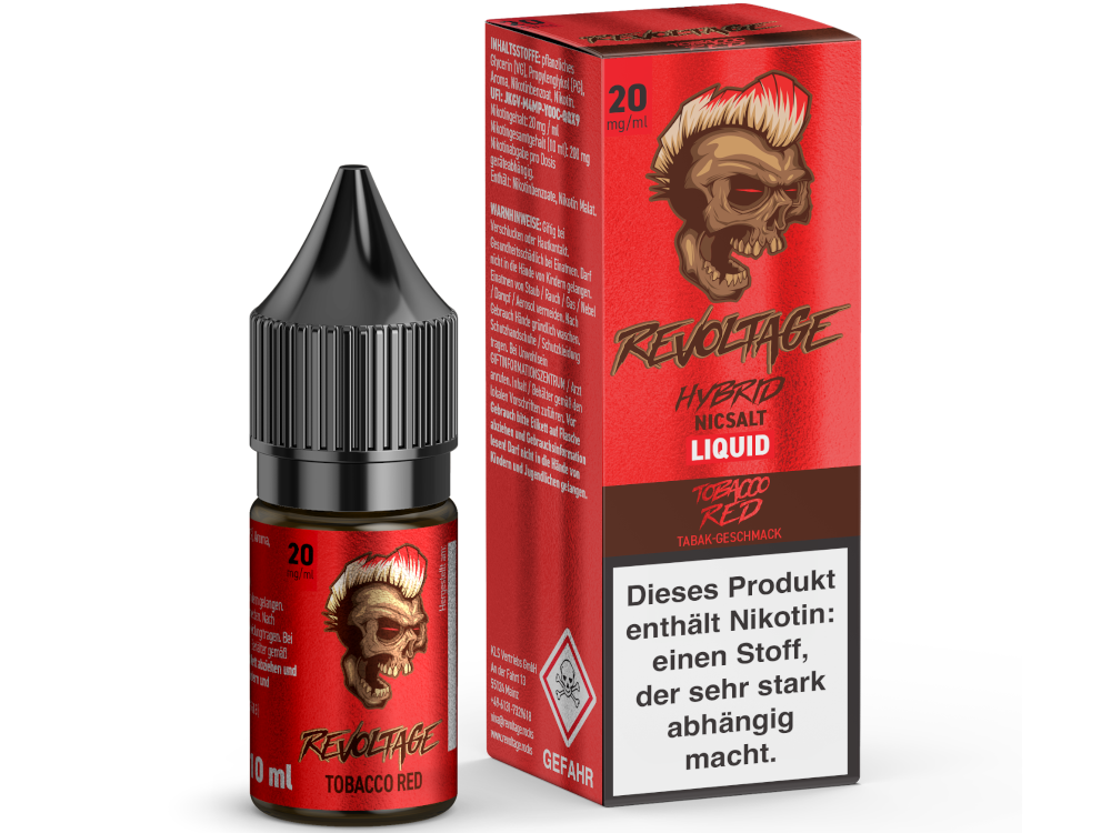 Revoltage - Hybrid Nikotinsalz Liquid - Tobacco Red