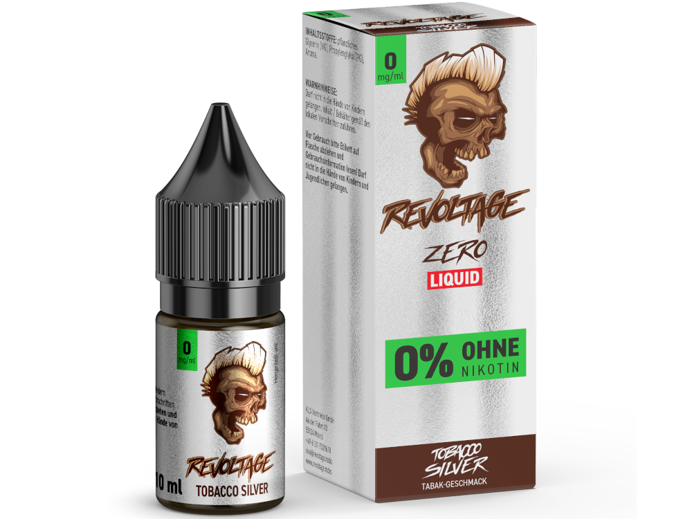 Revoltage - Hybrid Nikotinsalz Liquid - Tobacco Silver