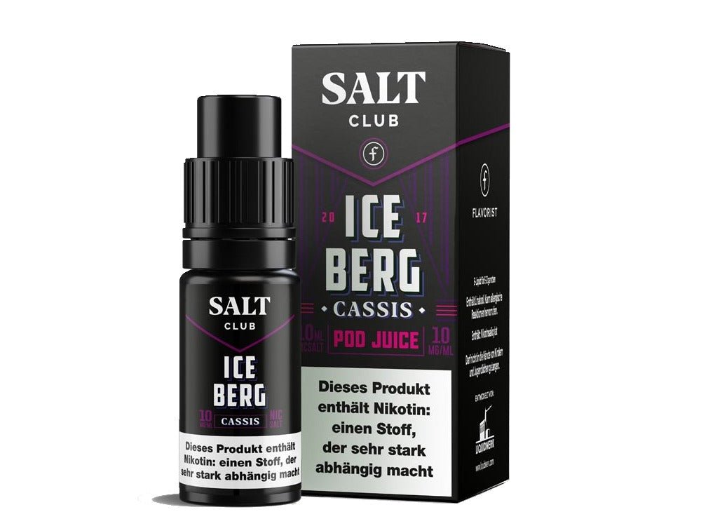 Salt Club - Flavorist Iceberg - Nikotinsalz Liquid - Cassis - SALT CLUB