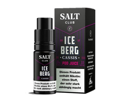 Salt Club - Flavorist Iceberg - Nikotinsalz Liquid - Cassis - SALT CLUB