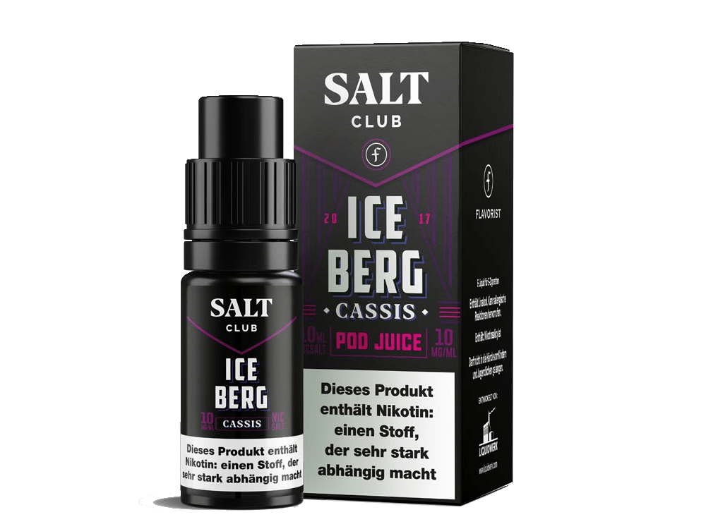 Salt Club - Flavorist Iceberg - Nikotinsalz Liquid - Cassis - SALT CLUB