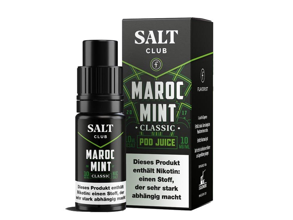 Salt Club - Flavorist Maroc Mint - Nikotinsalz Liquid - Classic - SALT CLUB