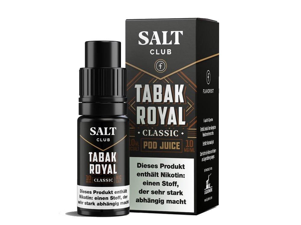 Salt Club - Flavorist Tabak Royal - Nikotinsalz Liquid - Classic - SALT CLUB