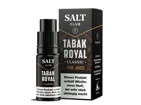 Salt Club - Flavorist Tabak Royal - Nikotinsalz Liquid - Classic - SALT CLUB