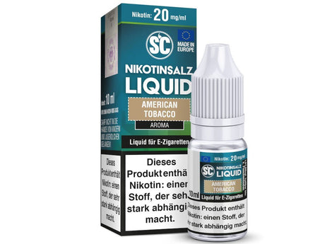 SC - American Tobacco - E - Zigaretten Nikotinsalz Liquid 20 mg/ml - SC LIQUID