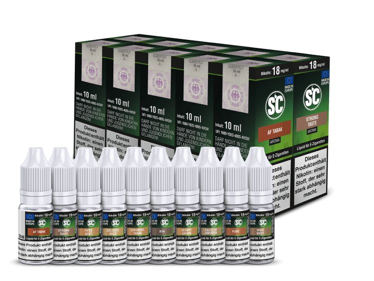 Tobacco Probierbox E-Zigaretten Liquid