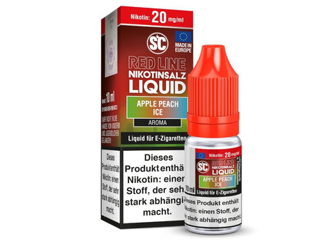 SC - Red Line - Apple Peach Ice - Nikotinsalz - SC LIQUID