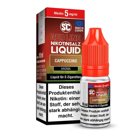 SC - Red Line - Cappuccino - Nikotinsalz Liquid - SC LIQUID