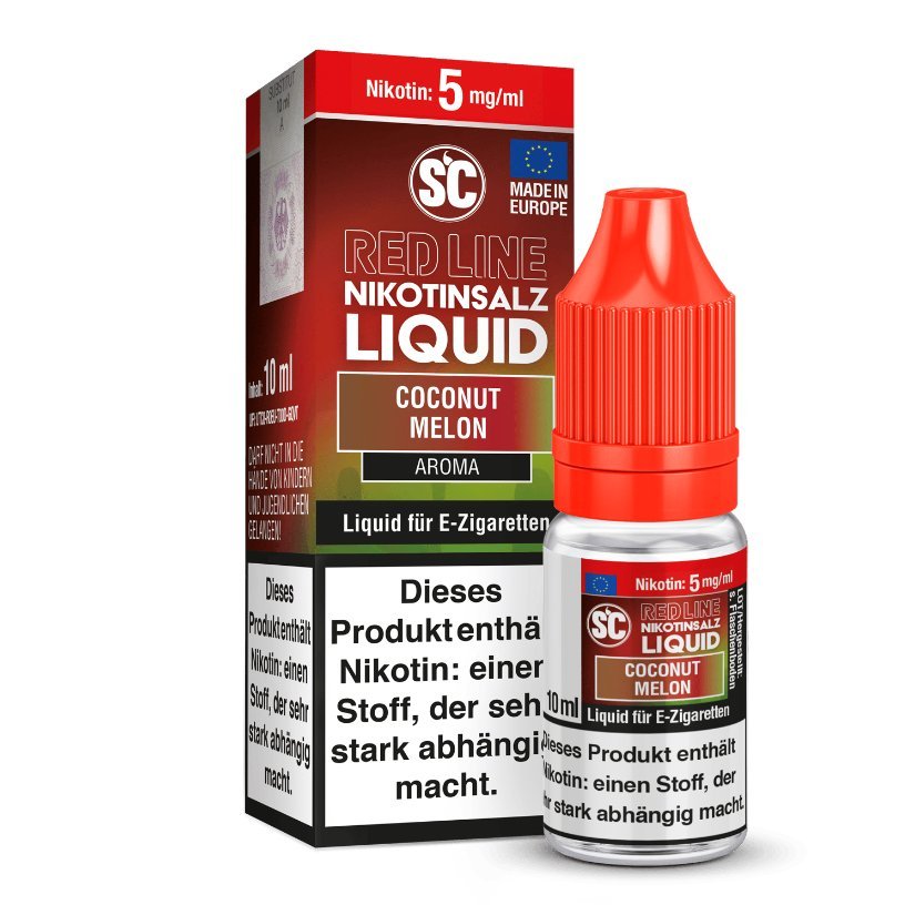 SC - Red Line - Coconut Melon - Nikotinsalz Liquid - SC LIQUID