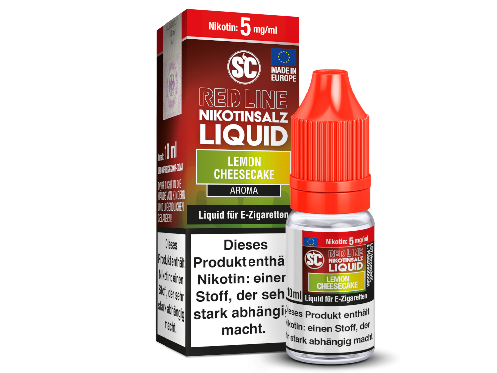 SC - Red Line - Lemon Cheesecake - Nikotinsalz Liquid