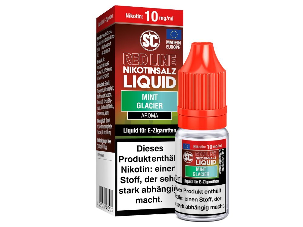 SC - Red Line - Mint Glacier - Nikotinsalz Liquid - SC LIQUID