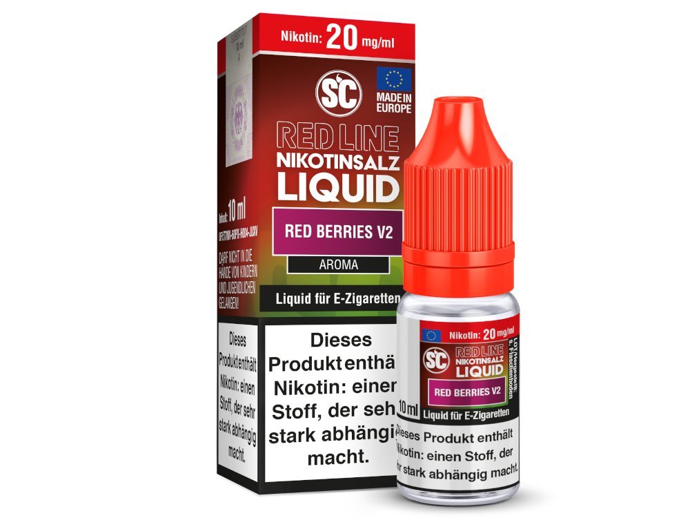SC - Red Line - Red Berries V2 - Nikotinsalz Liquid - SC LIQUID