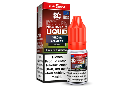 SC - Red Line - Strong Cassis V2 - Nikotinsalz Liquid