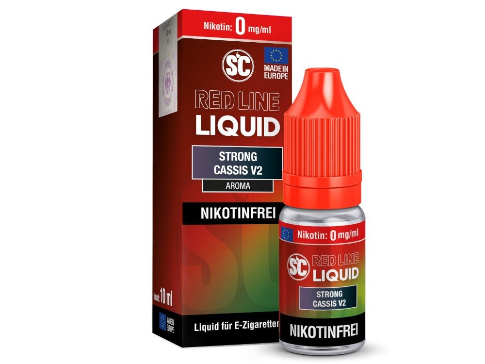 SC - Red Line - Strong Cassis V2 - Nikotinsalz Liquid - SC LIQUID