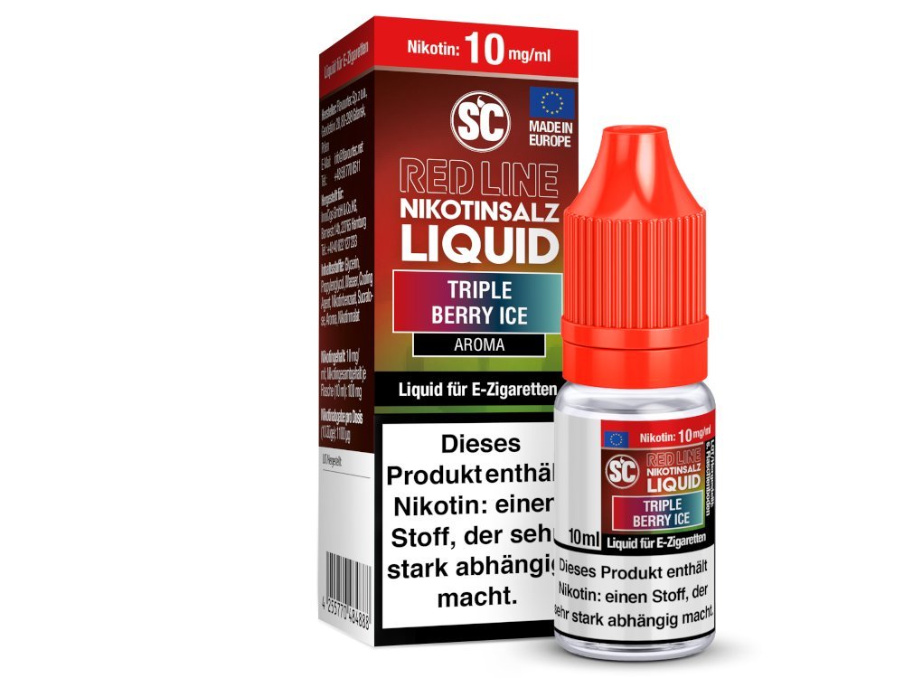 SC - Red Line - Triple Berry Ice - Nikotinsalz Liquid - SC LIQUID