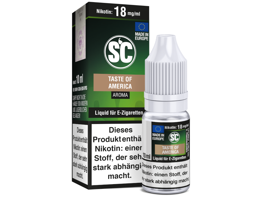 Taste of America Tabak E-Zigaretten Liquid