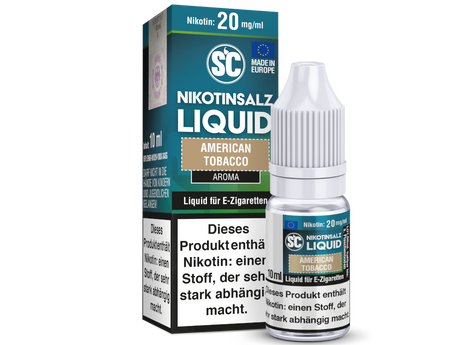SC - American Tobacco - E-Zigaretten Nikotinsalz Liquid 20 mg/ml
