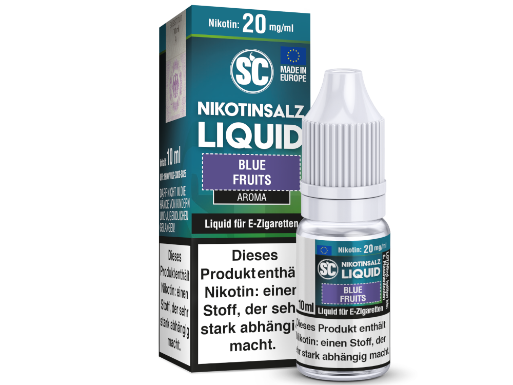 SC - Blue Fruits - E-Zigaretten Nikotinsalz Liquid 20 mg/ml