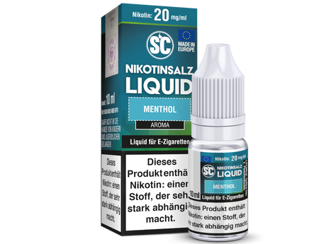 SC - Menthol - E-Zigaretten Nikotinsalz Liquid 20 mg/ml