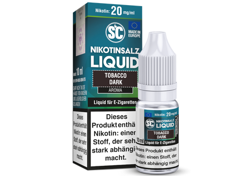 SC - Tobacco Dark - Nikotinsalz Liquid