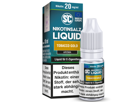 SC - Tobacco Gold - Nikotinsalz Liquid