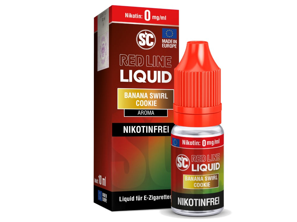 SC - Red Line - Banana Swirl Cookie - Nikotinsalz Liquid