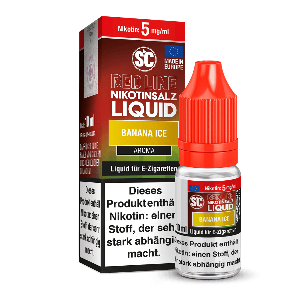 SC - Red Line - Banana Ice - Nikotinsalz Liquid