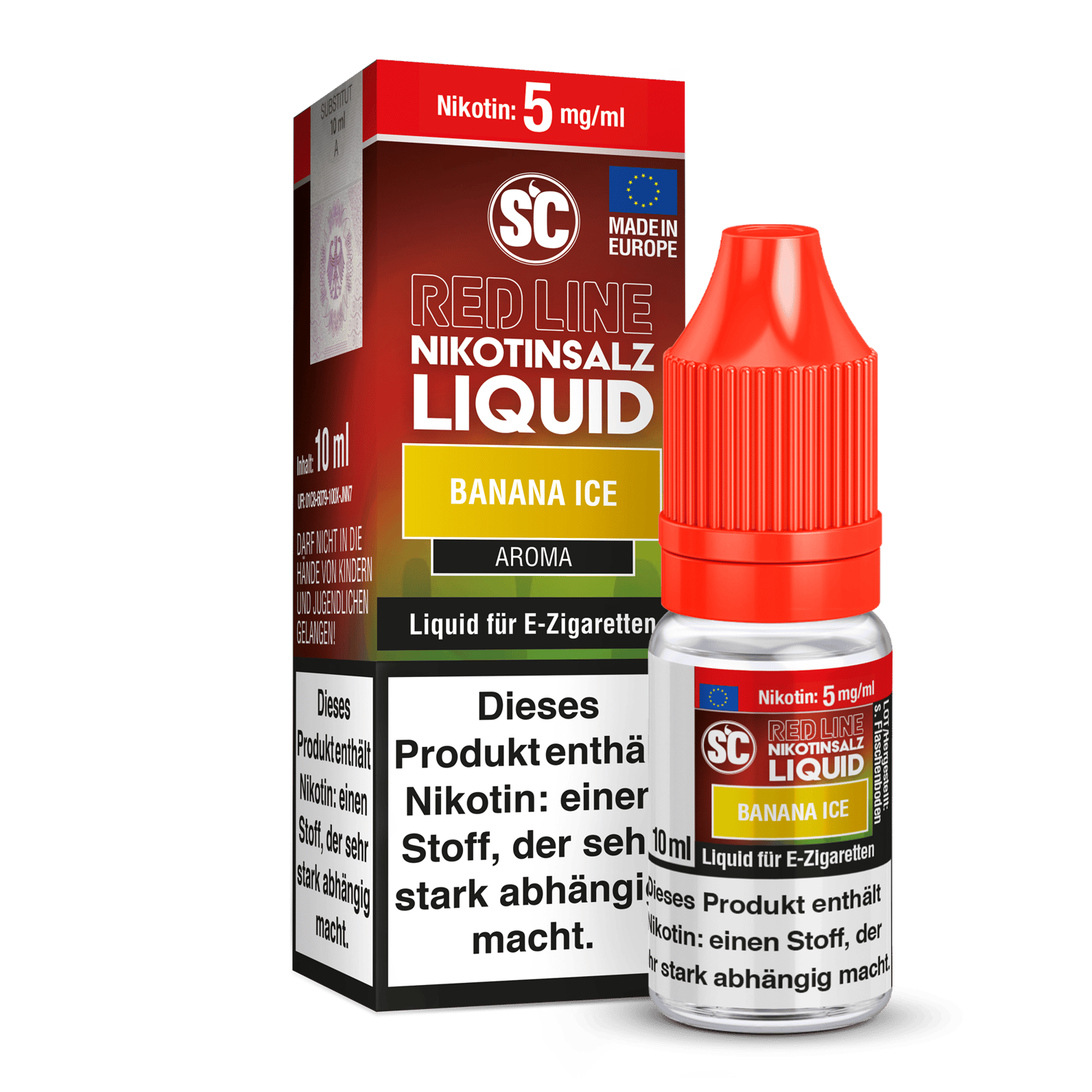 SC - Red Line - Banana Ice - Nikotinsalz Liquid