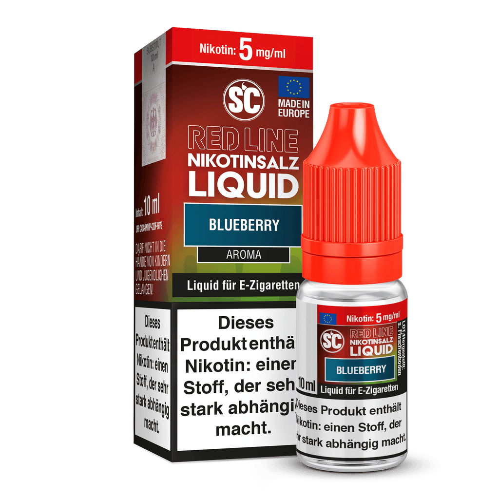 SC - Red Line - Blueberry - Nikotinsalz Liquid