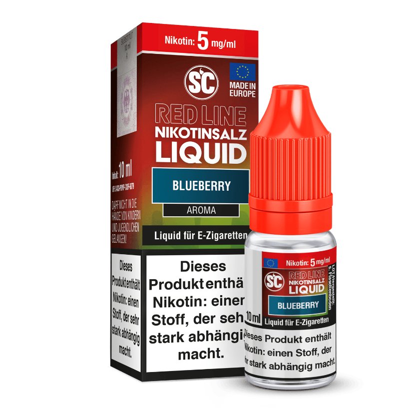 SC - Red Line - Blueberry - Nikotinsalz Liquid