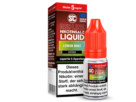 SC - Red Line - Lemon Mint - Nikotinsalz Liquid