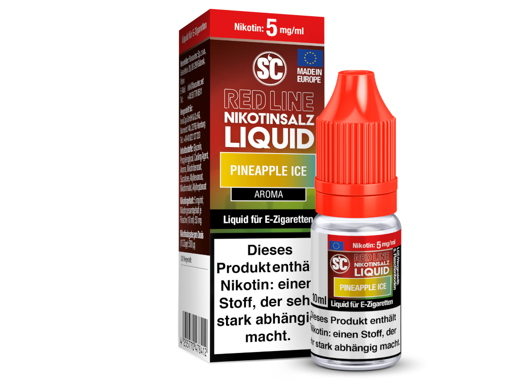 SC - Red Line - Pineapple Ice - Nikotinsalz Liquid