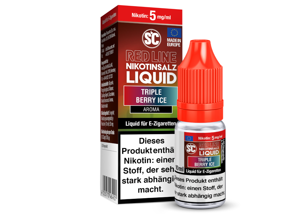 SC - Red Line - Triple Berry Ice - Nikotinsalz Liquid