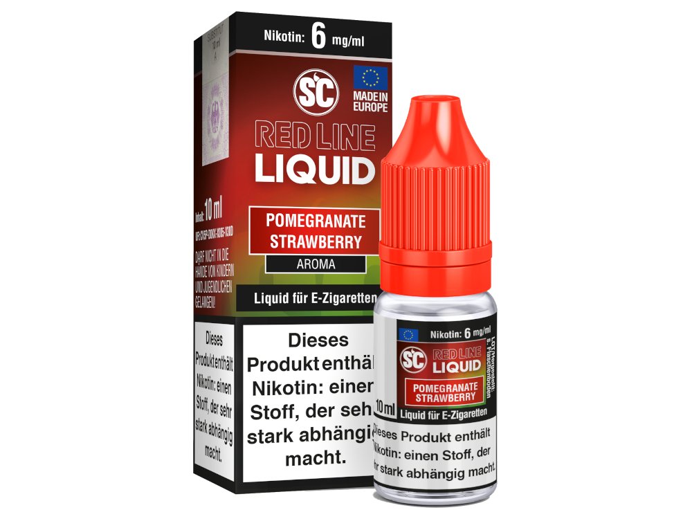 SC - Red Line Nikotin - Pomegranate Strawberry