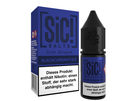 SiC! Salts - Nikotinsalz Liquid - Blackcurrant Ice - SIC! SALTS