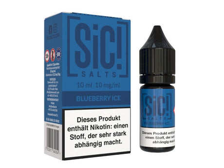 SiC! Salts - Nikotinsalz Liquid - Blueberry Ice - SIC! SALTS
