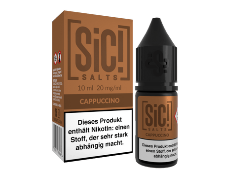 SiC! Salts - Nikotinsalz Liquid - Cappuccino - SIC! SALTS