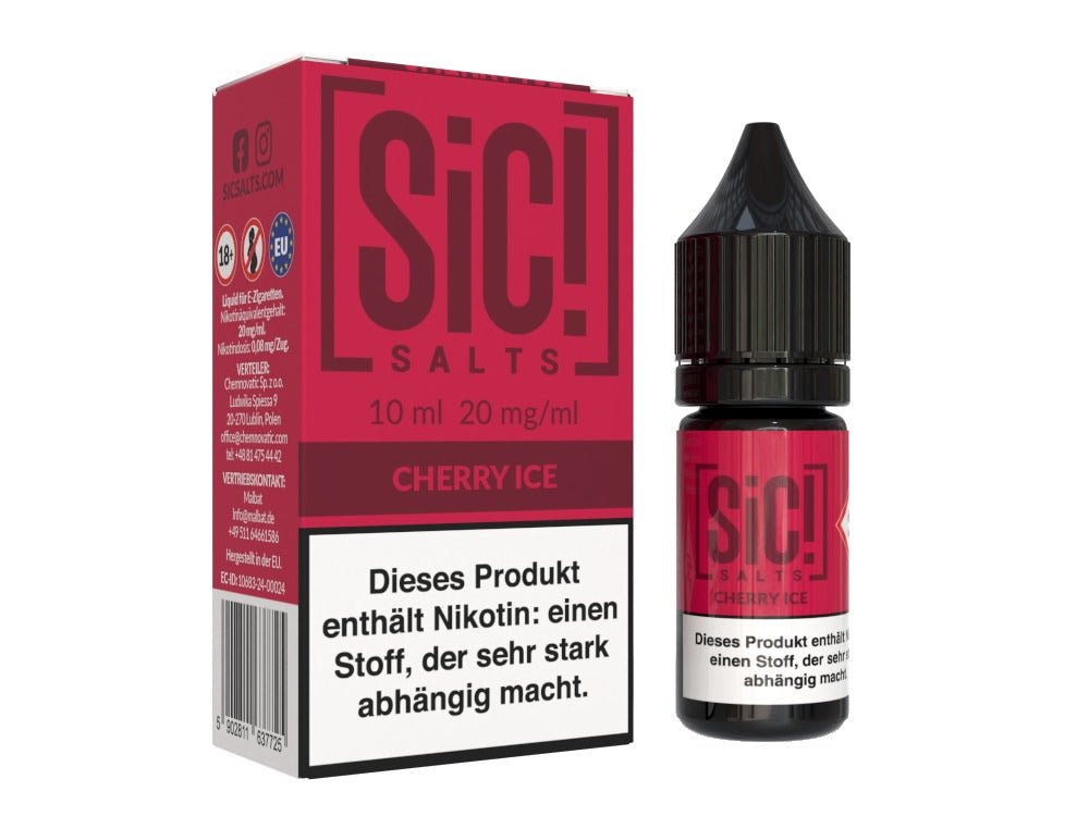 SiC! Salts - Nikotinsalz Liquid - Cherry Ice - SIC! SALTS