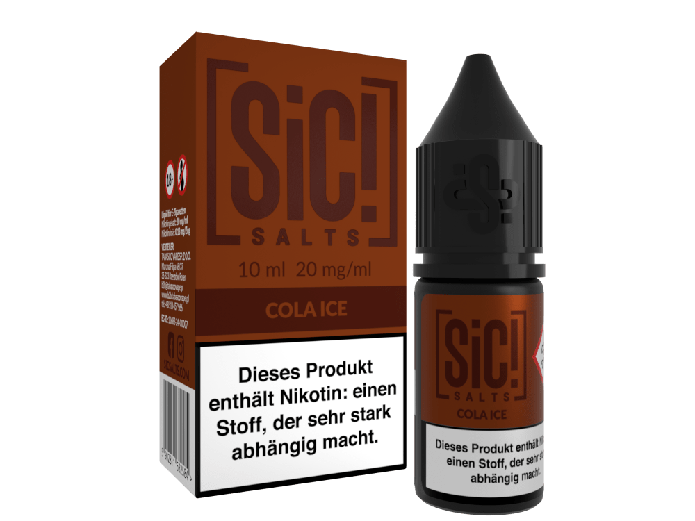 SiC! Salts - Nikotinsalz Liquid - Cola Ice - SIC! SALTS