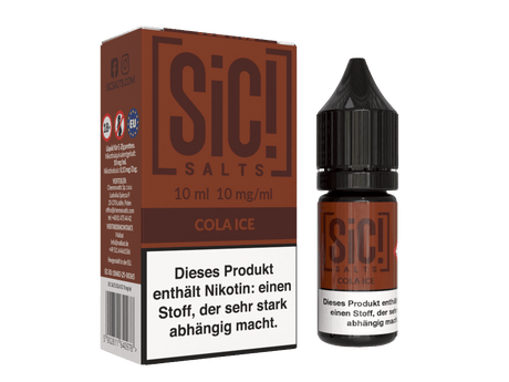 SiC! Salts - Nikotinsalz Liquid - Cola Ice - SIC! SALTS