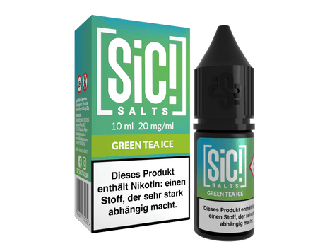 SiC! Salts - Nikotinsalz Liquid - Green Tea Ice - SIC! SALTS