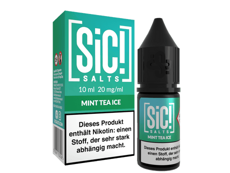 SiC! Salts - Nikotinsalz Liquid - Mint Tea Ice - SIC! SALTS