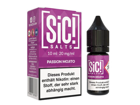 SiC! Salts - Nikotinsalz Liquid - Passion Mojito - SIC! SALTS