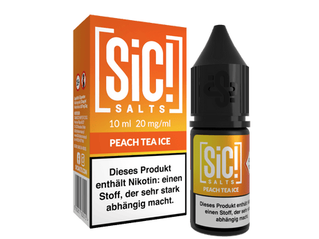 SiC! Salts - Nikotinsalz Liquid - Peach Tea Ice - SIC! SALTS