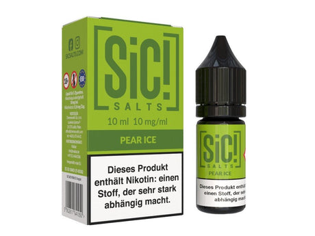 SiC! Salts - Nikotinsalz Liquid - Pear Ice - SIC! SALTS