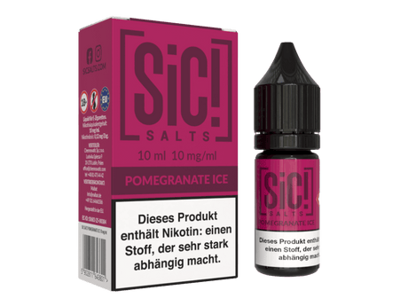 SiC! Salts - Nikotinsalz Liquid - Pomegranate Ice - SIC! SALTS