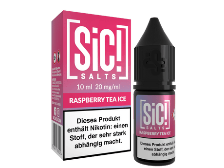 SiC! Salts - Nikotinsalz Liquid - Raspberry Tea Ice - SIC! SALTS